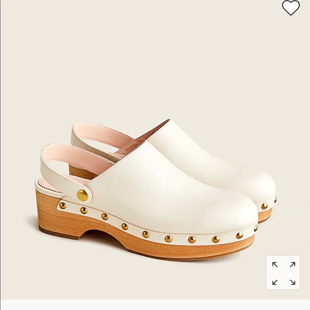 J.Crew Leather Clogs